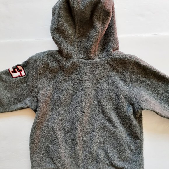 Old Navy Boys Hoodie Fleece Sweatshirt Gray Pullover Size 3T - Picture 8 of 13